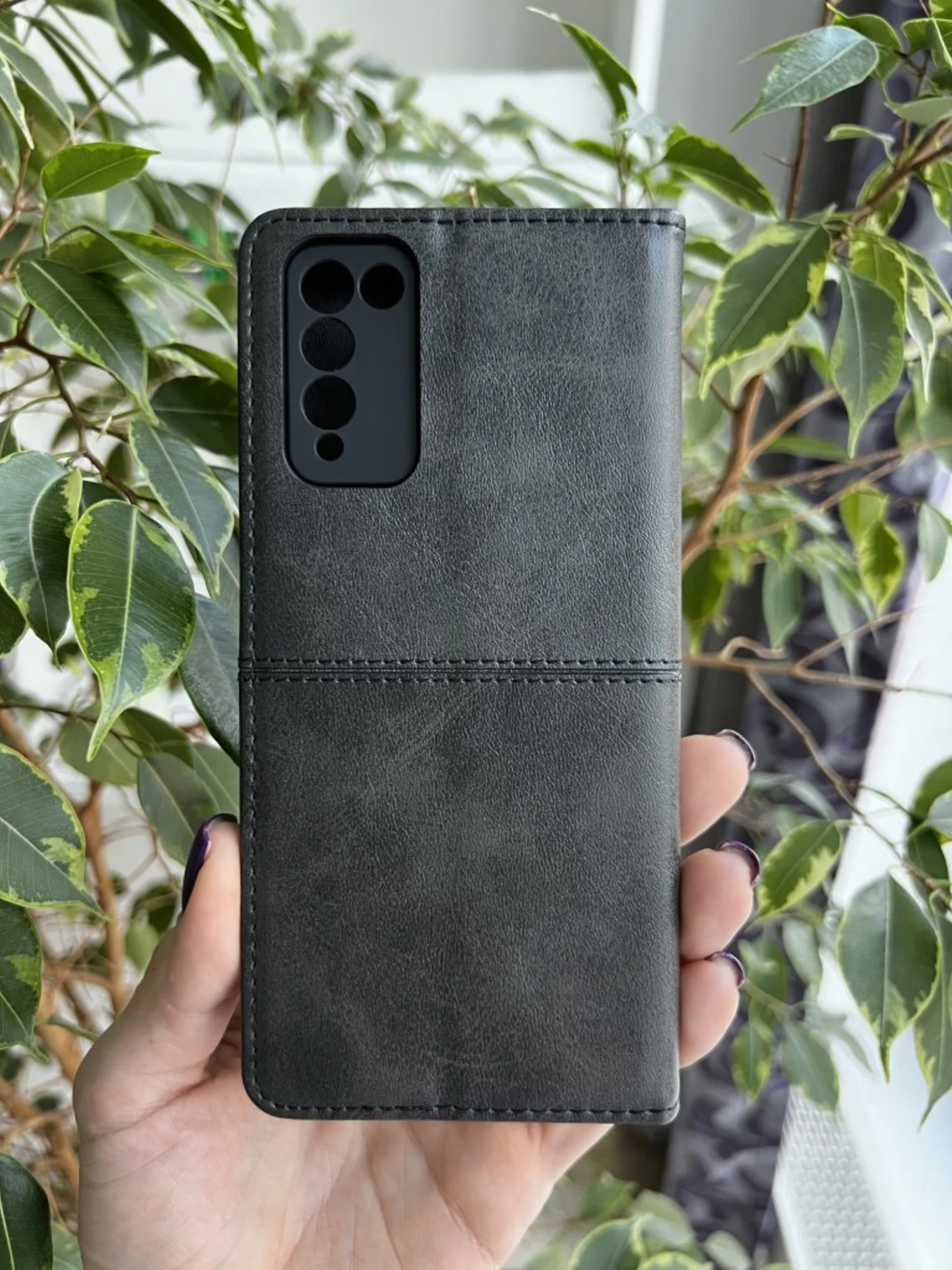 Черный чехол книжка elitcase для Honor 10X Lite / Хонор 10Х лайт