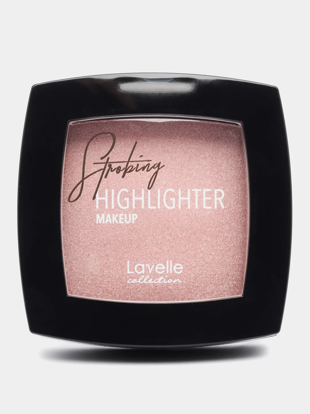Розовый lavellecollection Хайлайтер для лица и тела сухой, тон 03 розовый холодный