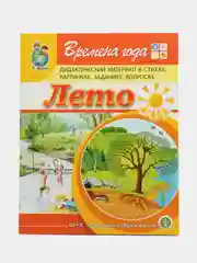 ВРЕМЕНА ГОДА: Зима. Весна. Лето. Осень.  Дидактический материал. В 4 книгах