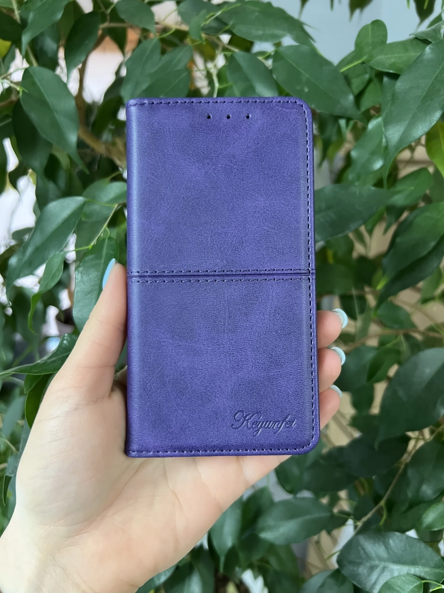 Фиолетовый чехол книжка elitcase для Apple iPhone 7 и 8 и SE2 и SE 2022 / Айфон 7 и 8 и SE2 и SE 2022