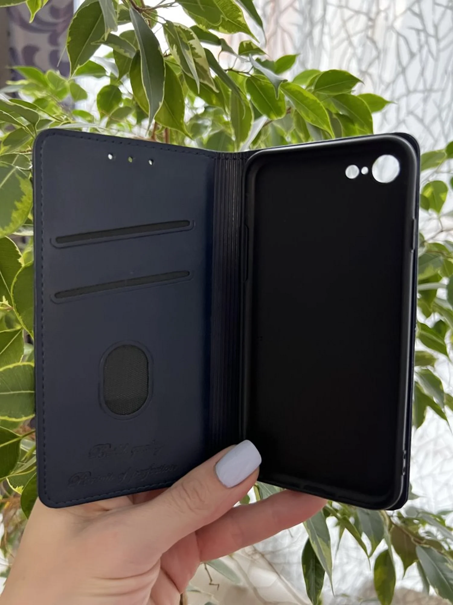 Синий чехол книжка elitcase для Apple iPhone 7 и 8 и SE2 и SE 2022 / Айфон 7 и 8 и SE2 и SE 2022