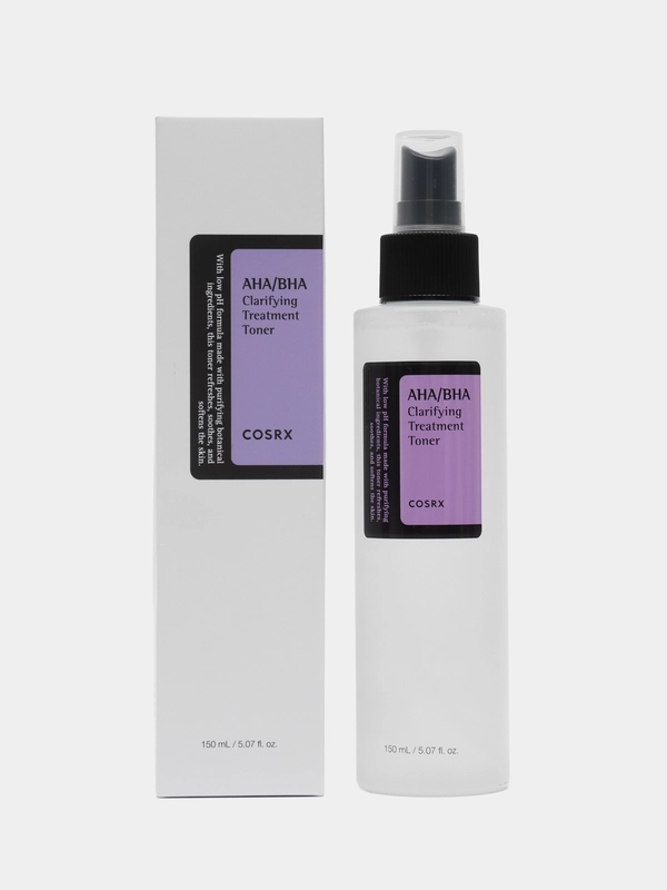 Мягкий очищающий тонер COSRX AHA/BHA Clarifying Treatment Toner, 150 мл