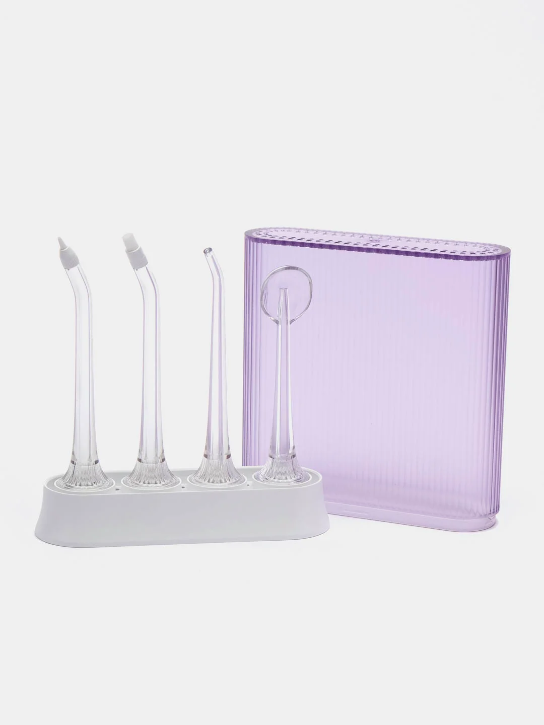 Фиолетовый ирригатор для полости рта Soocas W3 Pro (Blue), портативный, 4 насадки, 3 режима, 240 мл