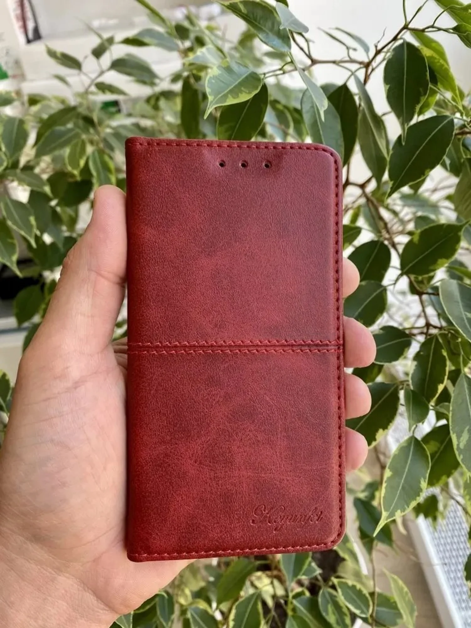 Красный чехол книжка elitcase для Apple iPhone 6 и 6S / Айфон 6 и 6S