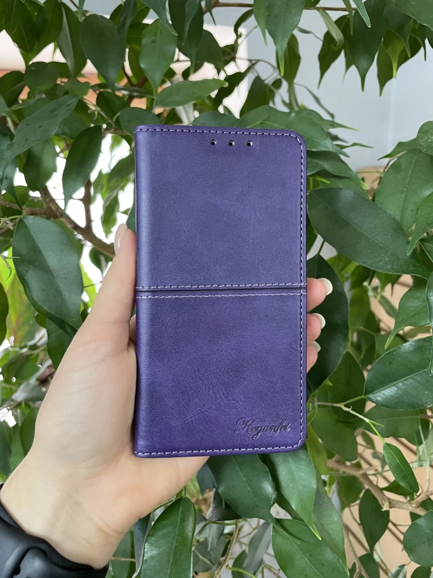 Фиолетовый чехол книжка elitcase для Apple iPhone 6 и 6S / Айфон 6 и 6S