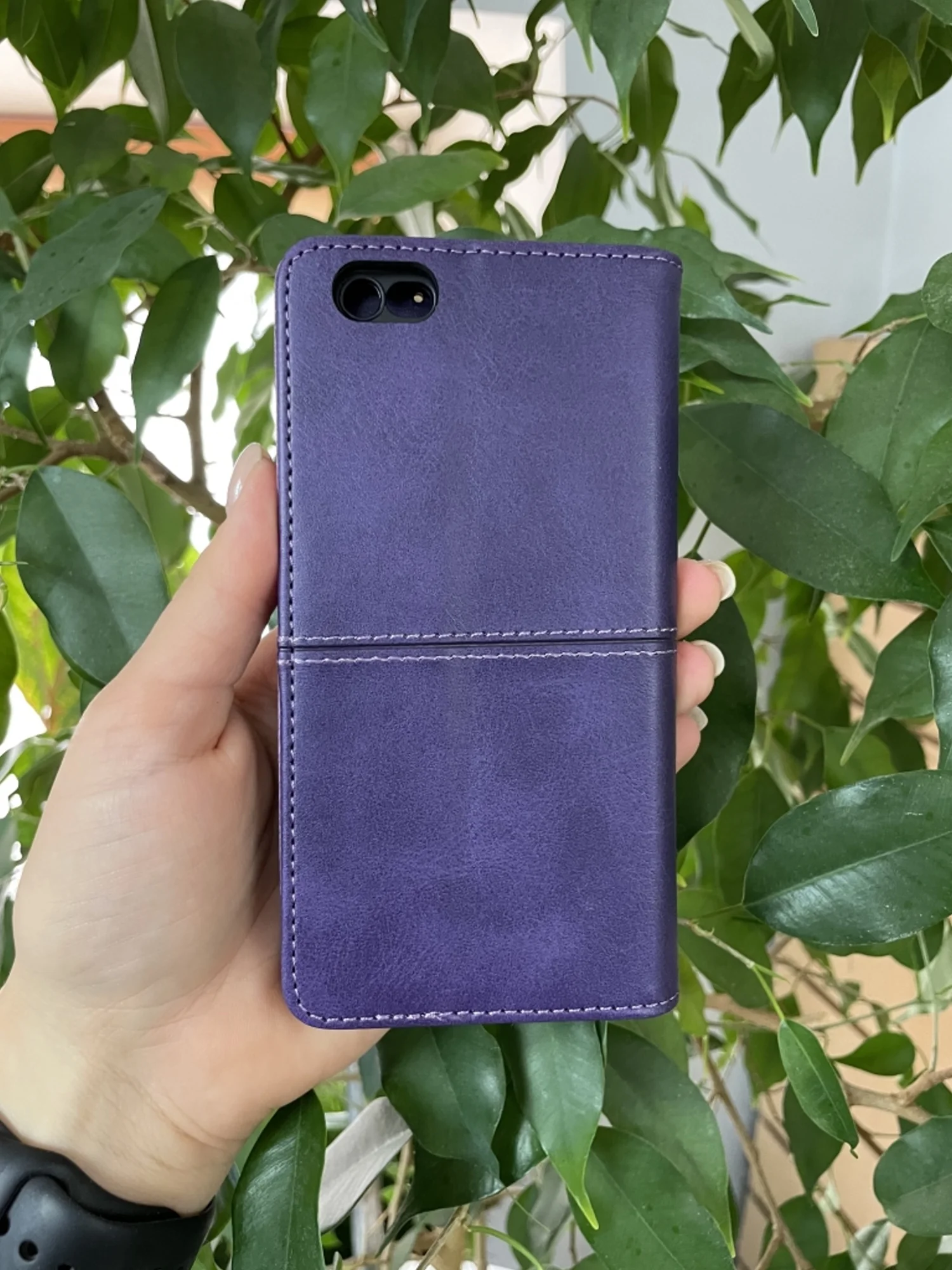 Фиолетовый чехол книжка elitcase для Apple iPhone 6 и 6S / Айфон 6 и 6S