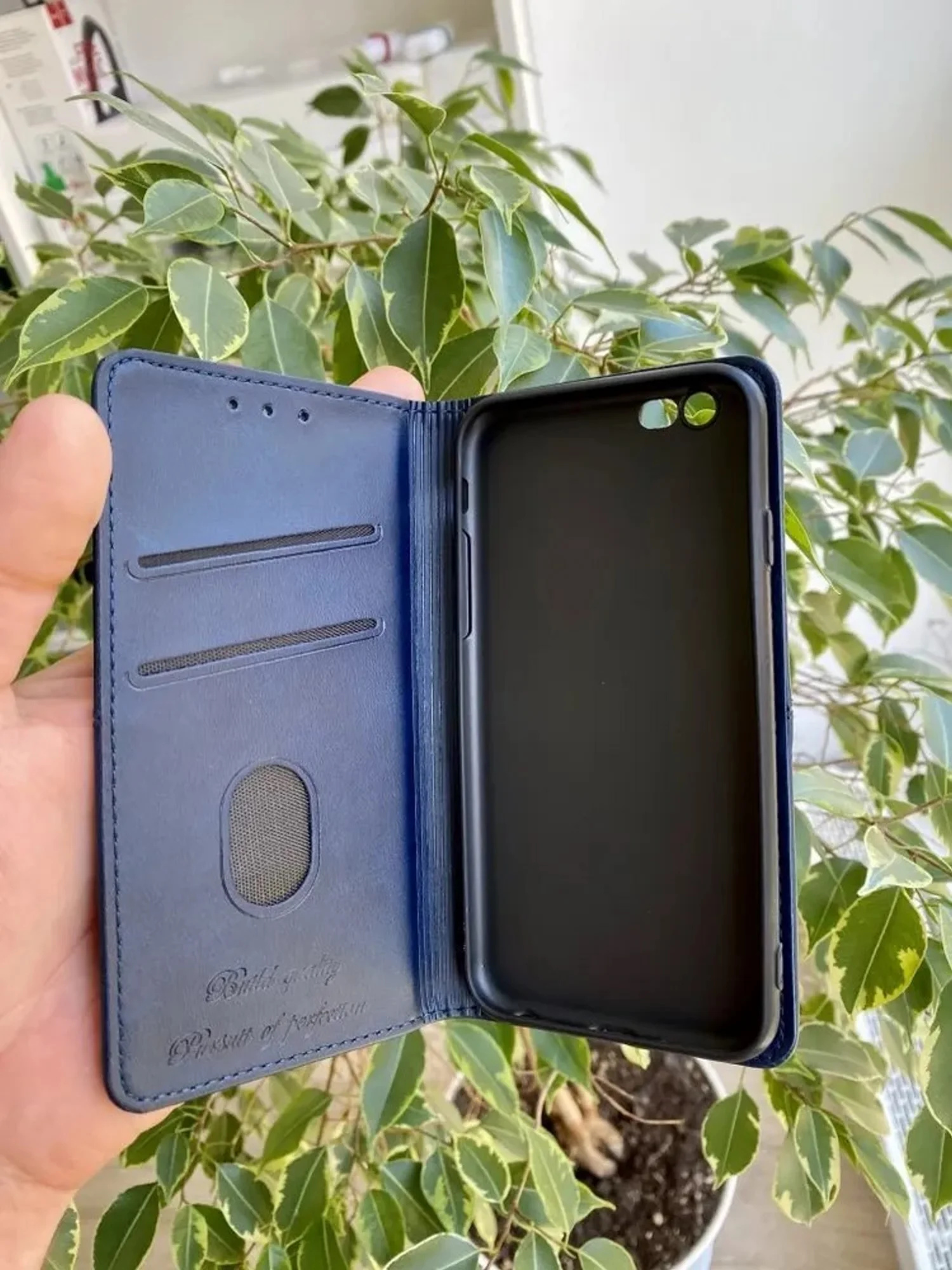 Синий чехол книжка elitcase для Apple iPhone 6 и 6S / Айфон 6 и 6S