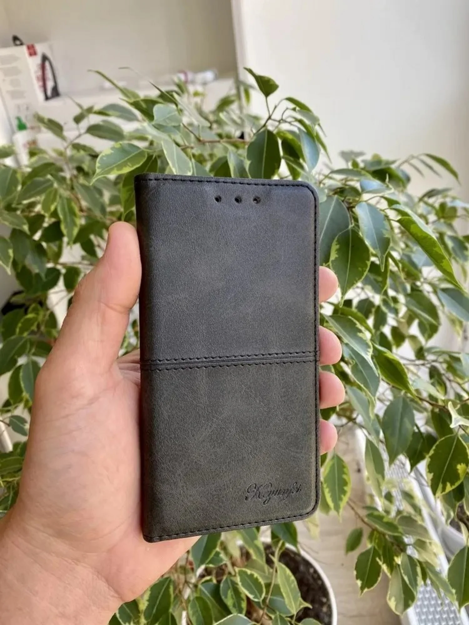 Черный чехол книжка elitcase для Apple iPhone 6 и 6S / Айфон 6 и 6S