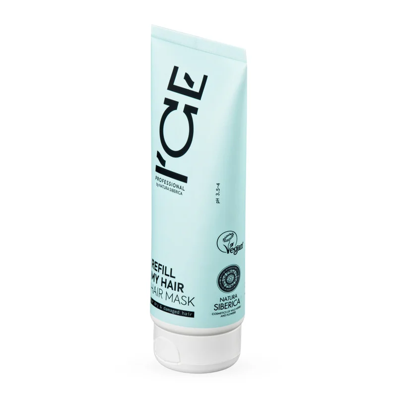 Маска для сухих и повреждённых волос ICE Professional REFILL MY HAIR, 200 мл