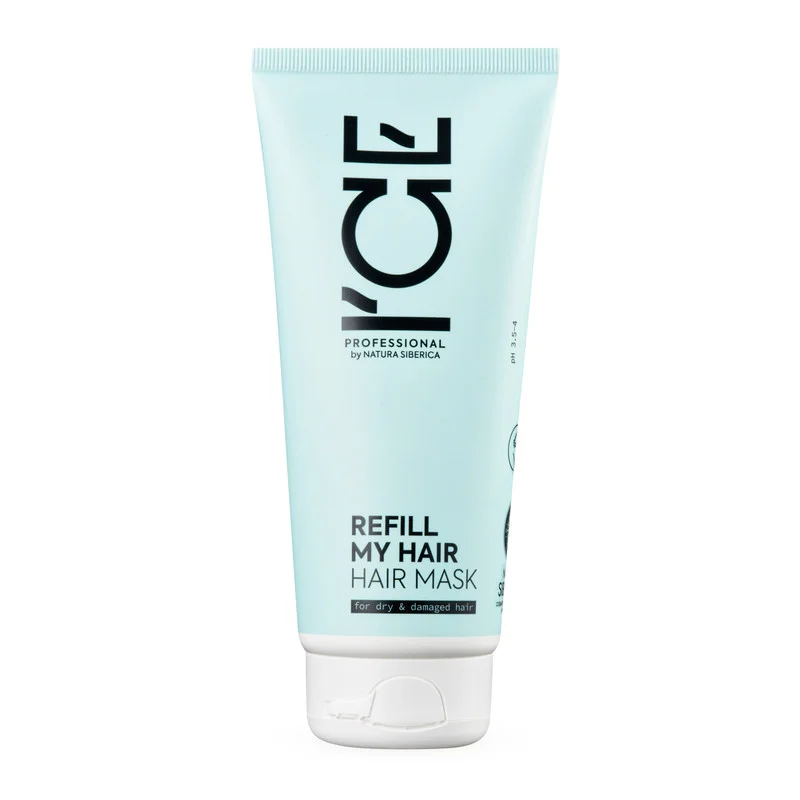 Маска для сухих и повреждённых волос ICE Professional REFILL MY HAIR, 200 мл
