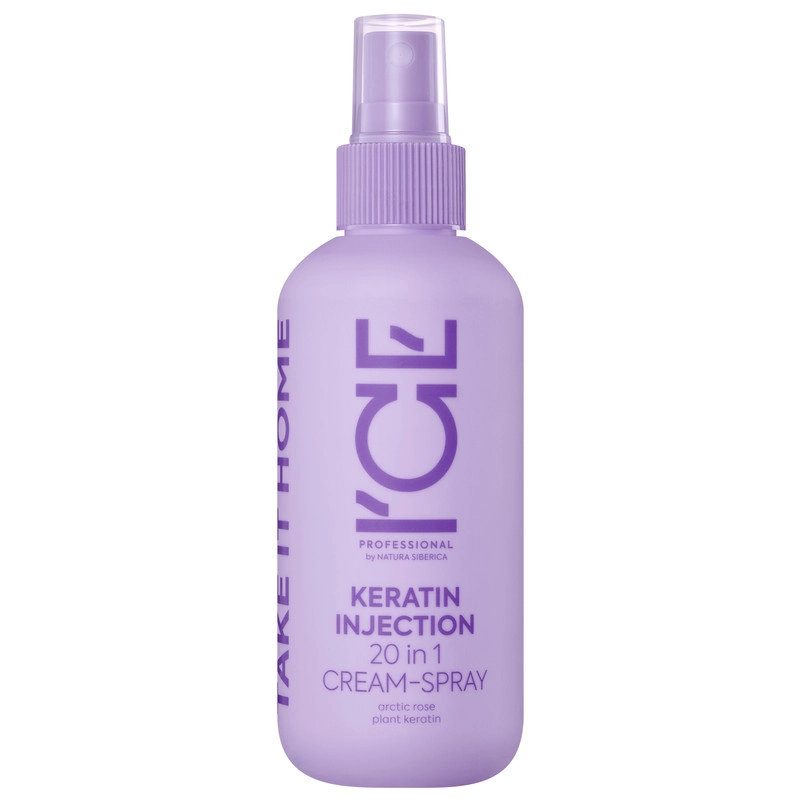 Кератиновый спрей для поврежденных волос 20 в 1 ICE Take It Home Keratin Injection, 200 мл