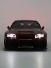 Красный масштабная металлическая модель авто 1:24 NISSAN Skyline GT-R R34 Sport