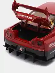 Красный масштабная металлическая модель авто 1:24 NISSAN Skyline GT-R R34 Sport