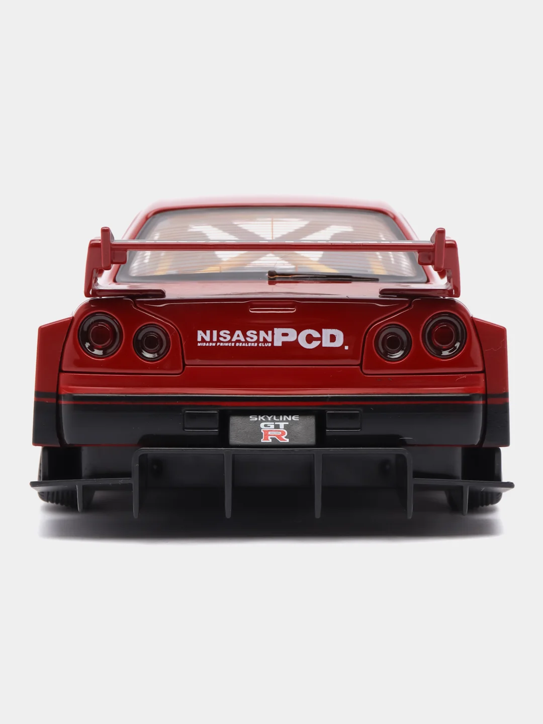 Красный масштабная металлическая модель авто 1:24 NISSAN Skyline GT-R R34 Sport