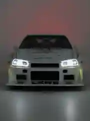 Белый масштабная металлическая модель авто 1:24 NISSAN Skyline GT-R R34 Sport