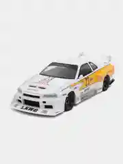 Белый масштабная металлическая модель авто 1:24 NISSAN Skyline GT-R R34 Sport