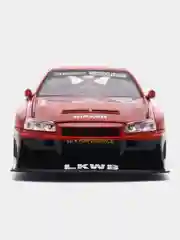 Красный масштабная металлическая модель авто 1:24 NISSAN Skyline GT-R R34 Sport