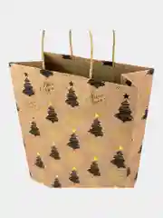 Пакеты новогодние подарочные мужчине, женщине, набор 4 штуки 26x32x13 см Золотая Сказка