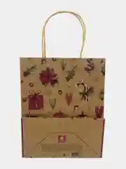 Пакеты новогодние подарочные мужчине, женщине, набор 10 штуки 18x10x23 см Золотая Сказка