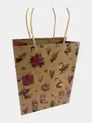 Пакеты новогодние подарочные мужчине, женщине, набор 10 штуки 18x10x23 см Золотая Сказка