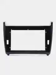 Рамка для автомагнитолы переходная 9" VOLKSWAGEN Polo седан V 2010-2020 черная