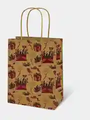 Пакеты новогодние подарочные мужчине, женщине, набор 10 штуки 18x10x23 см Золотая Сказка