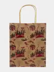 Пакеты новогодние подарочные мужчине, женщине, набор 10 штуки 18x10x23 см Золотая Сказка