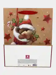 Пакеты новогодние подарочные мужчине, женщине, набор 4 штуки 26x32x13 см Золотая Сказка
