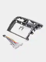 Серебряный рамка для автомагнитолы переходная 9" TOYOTA Corolla 2007-2011