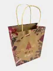 Пакеты новогодние подарочные мужчине, женщине, набор 10 штуки 18x10x23 см Золотая Сказка