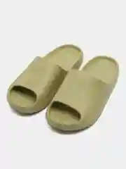 Оливковый шлепанцы Леопард