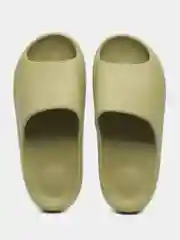 Оливковый шлепанцы Леопард