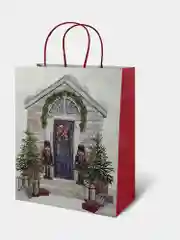 Пакеты новогодние подарочные мужчине, женщине, набор 10 штуки 26x32x13 см Золотая Сказка