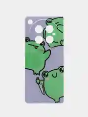 Лавандовый чехол на Infinix Zero 40 4G / Инфиникс Зеро 40 4G прозрачный, с принтом, защита камеры