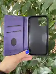 Фиолетовый чехол книжка elitcase для Apple iPhone 12 и 12 Pro / Айфон 12 и 12 Про