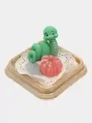 Зеленый мыло сувенирное Змея и Мандарин