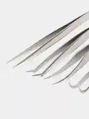 Серый металлик пинцеты для наращивания ресниц