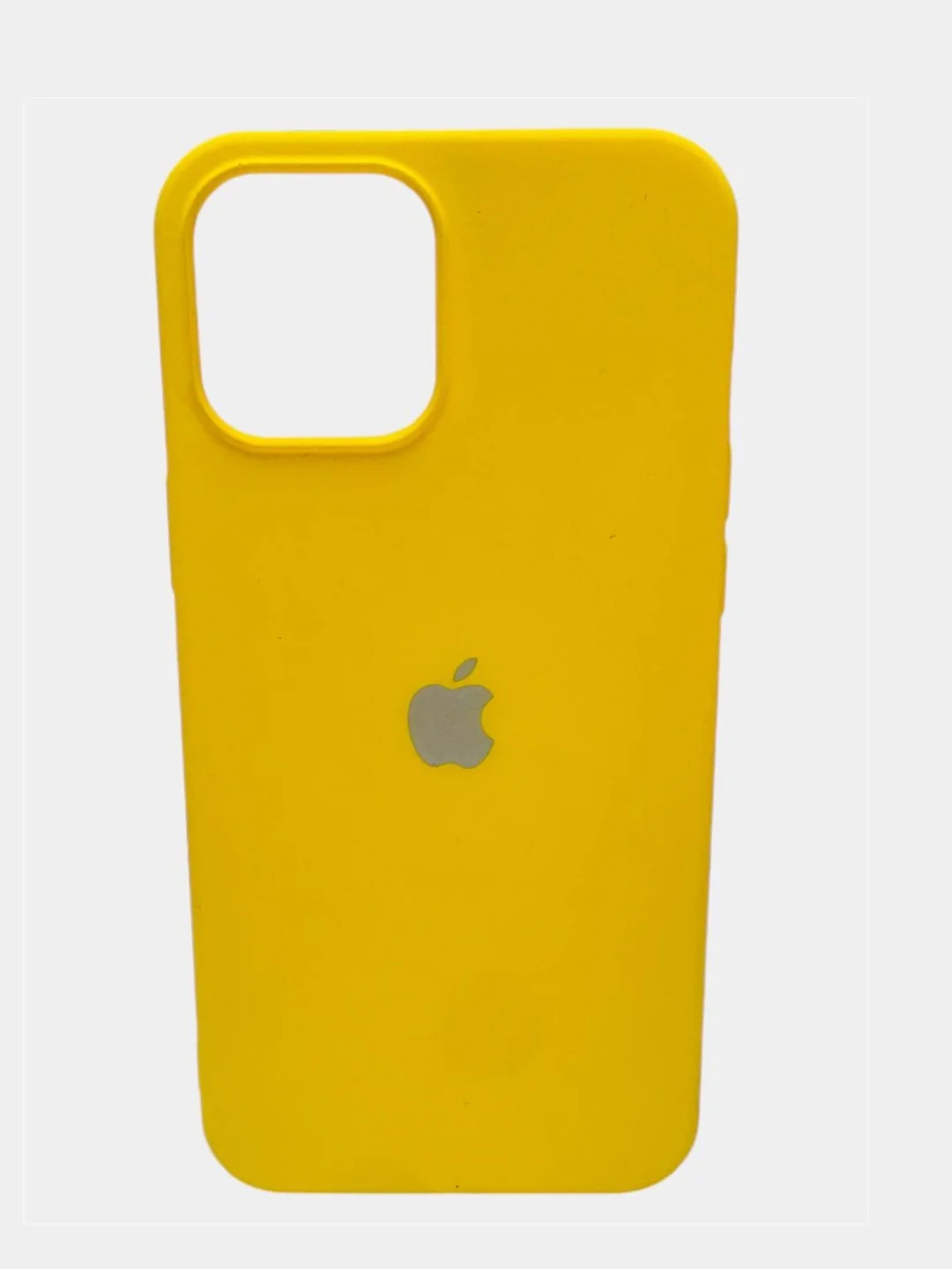 Желтый чехол Soft - Touch для iPhone 12 Pro Max