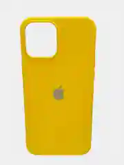 Желтый чехол Soft - Touch для iPhone 12 Pro Max
