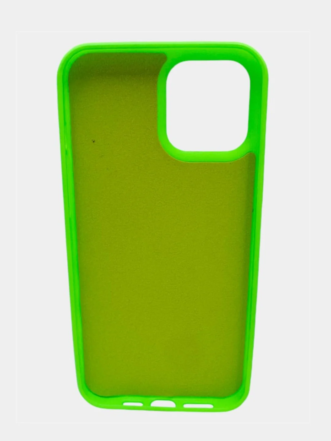 Салатовый чехол Soft - Touch для iPhone 12 Pro Max