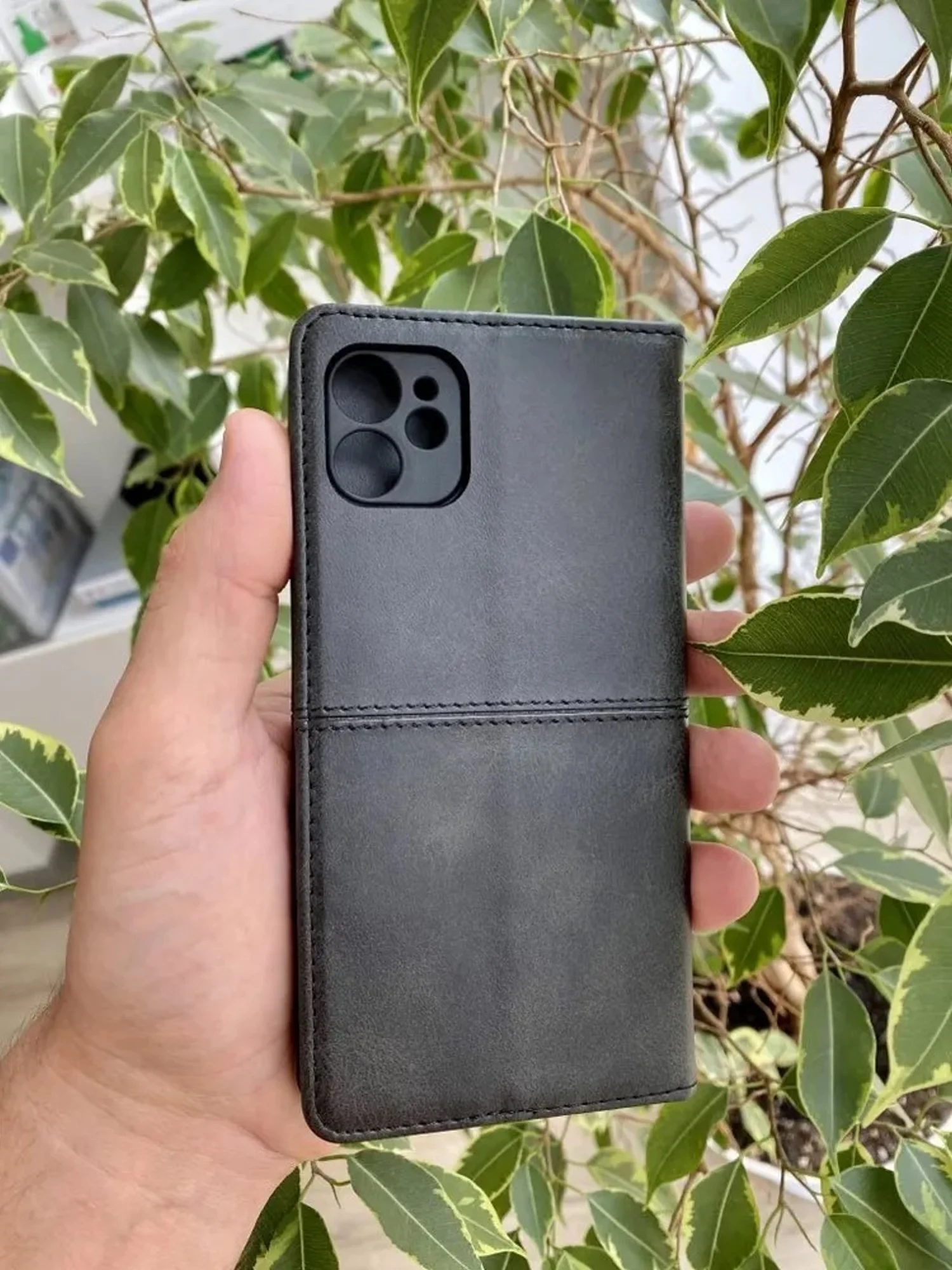Черный чехол книжка elitcase для Apple iPhone 11 / Айфон 11