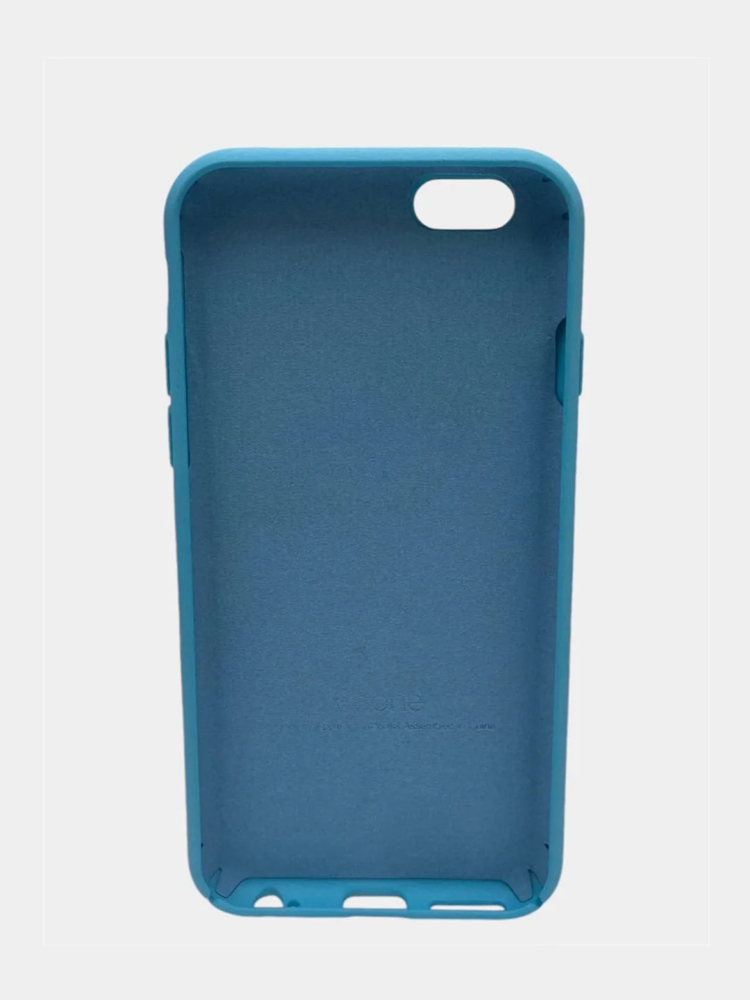 Голубой чехол Soft - Touch для iPhone 6 / 6S / 7 / 8