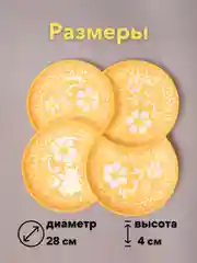 Желтый менажница пластиковая, блюдо для подачи, тарелка для сервировки
