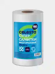 Супер-салфетки CELESTA, многоразовые, в рулоне, 25*23 см, 150 штук