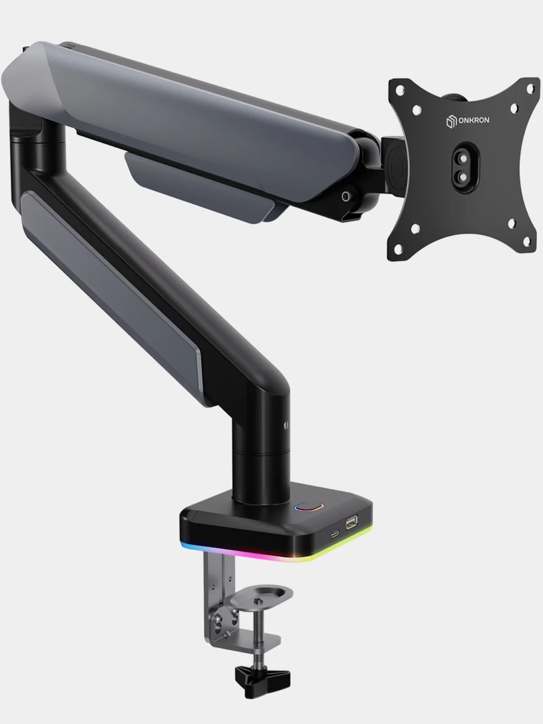 Кронштейн для монитора 15"-42" ONKRON G110 настольный, до 15 кг, чёрно-серый