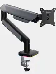 Черный кронштейн для монитора 15"-42" ONKRON G110 настольный, до 15 кг, чёрно-серый