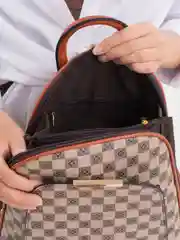 Бежевый сумка женская рюкзак