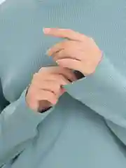 Белый водолазка женская Лапша