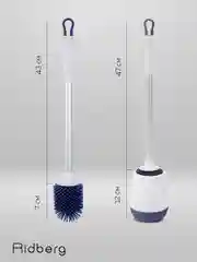 Ершик для унитаза Ridberg Toilet Brush, с подставкой и антибактериальным дном