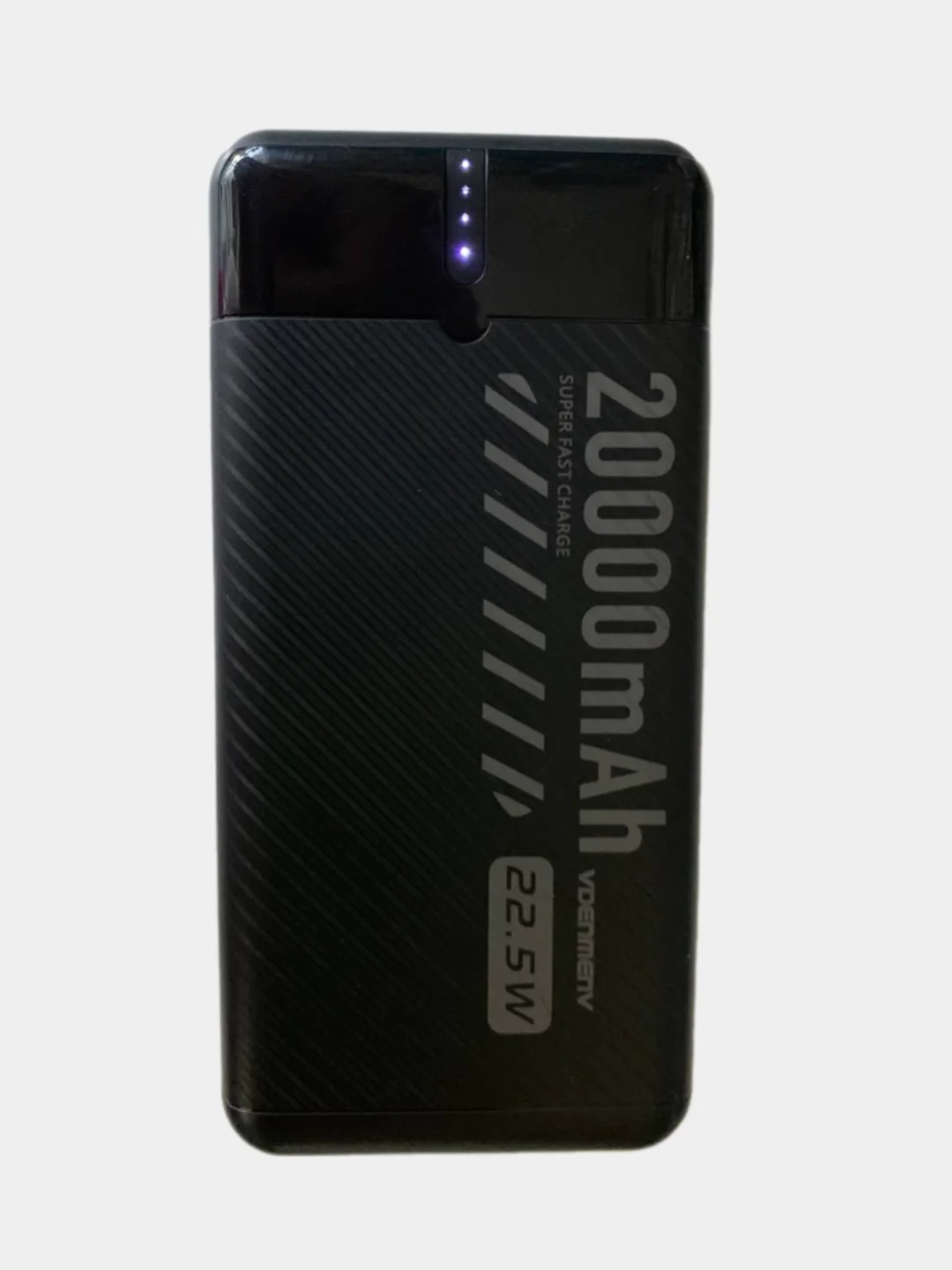 Power Bank 20000 мАч, быстрая зарядка, 22.5W, 2 USB разъема для зарядки + Type-C